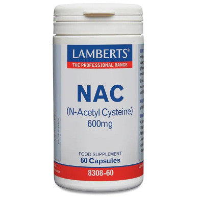 N-Acetyl Cysteine (NAC)600mg  protect body from free radicles  60 capsules