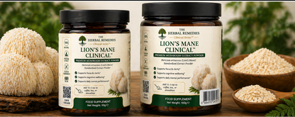 Lions Mane Mushroom, Tea Hericium erinaceus Extract, Immune & Cognitive Support