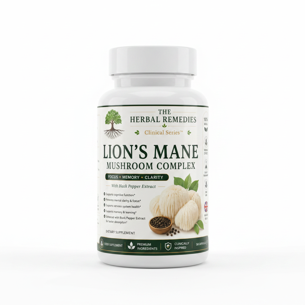 Lion's Mane Mushroom Complex — Focus, Memory & Clarity | Clinical Series™ | 30 Capsules