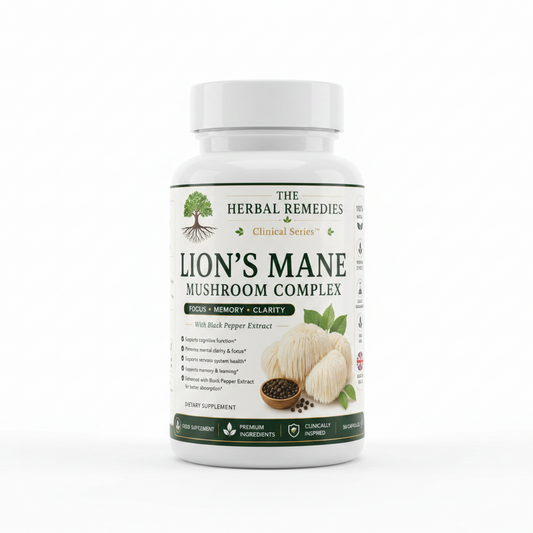 Lion's Mane Mushroom Complex — Focus, Memory & Clarity | Clinical Series™ | 30 Capsules