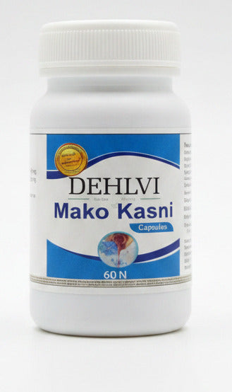 Mako Kasni Capsules – Mako & Kasni Unani Herbal Formula – 60 Capsules