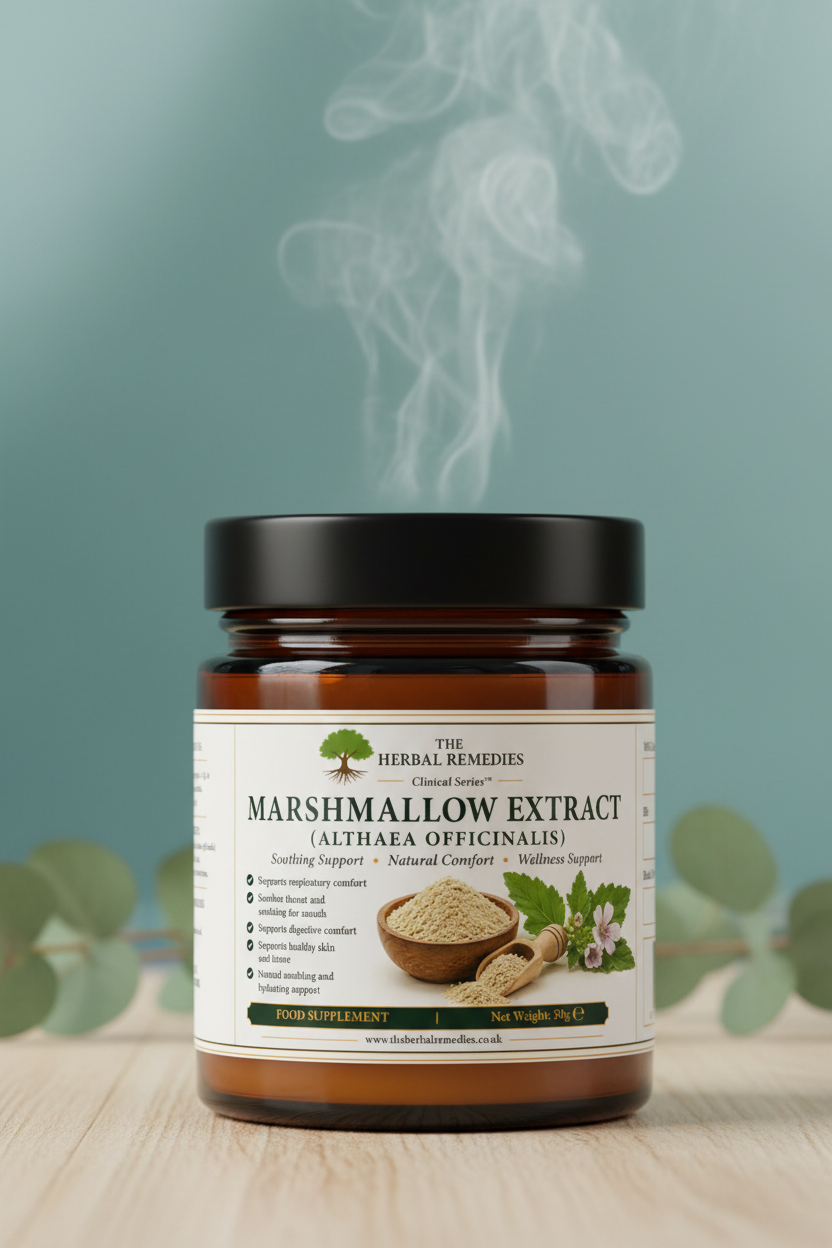 Marshmallow Root Extract | Digestive Health, Throat Comfort & Urinary Tract Support