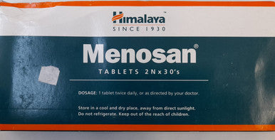 Menosan Tablets  Relieves Menopausal Symptoms, Hot Flashes and Night Sweats, Mood Swings and Irritability 60