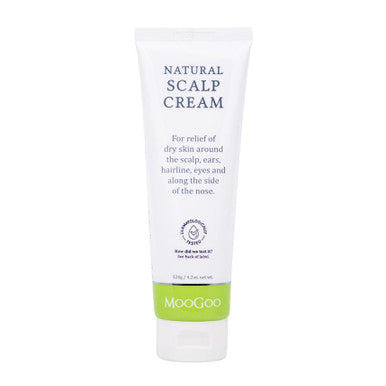 Scalp Cream ( MooGoo) 120g For relief of dry skin around the scalp, ears, hairline, eyes and along the side of the nose