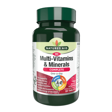 Complete MultiVitamins & Minerals - Antioxidants Formula 90 tabs- Natures Aid.