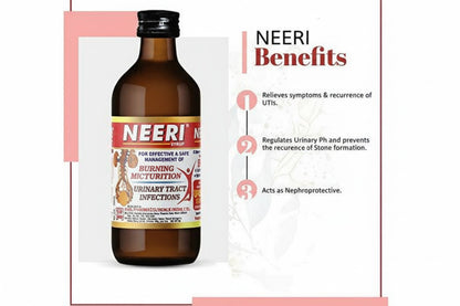 Neeri  Syrup 200ml A Natural Kidney Function Toner- A Saviour for CKD patients