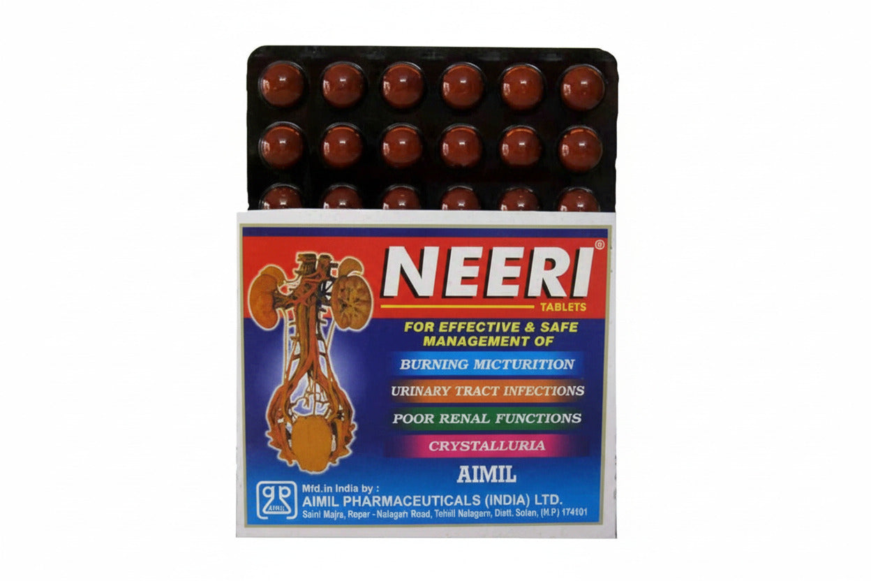 Neeri tablets strip of 30 for kidney stones and urinary infections ...