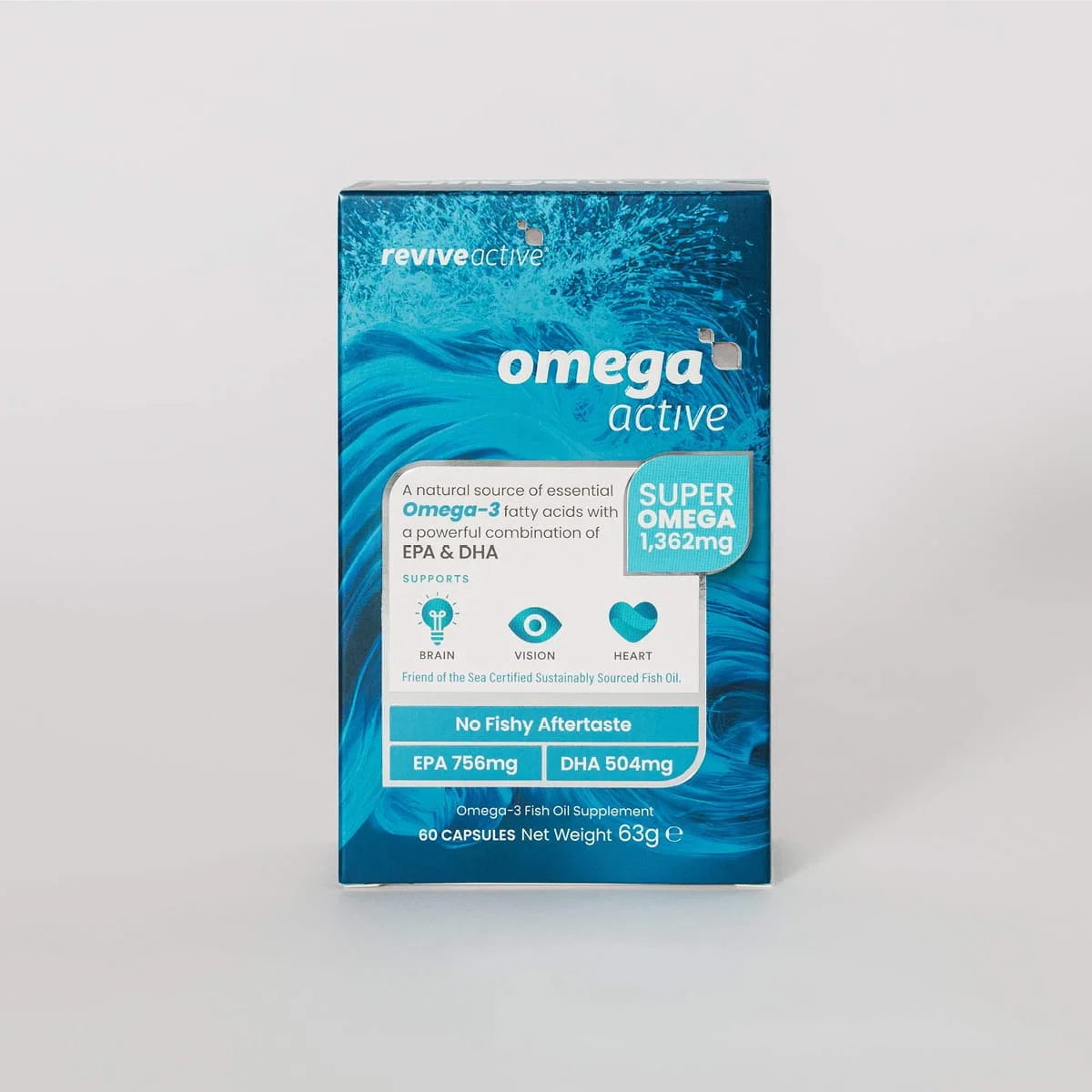 Omega Active, Concentrated Omega-3 for your daily routine 60 caps