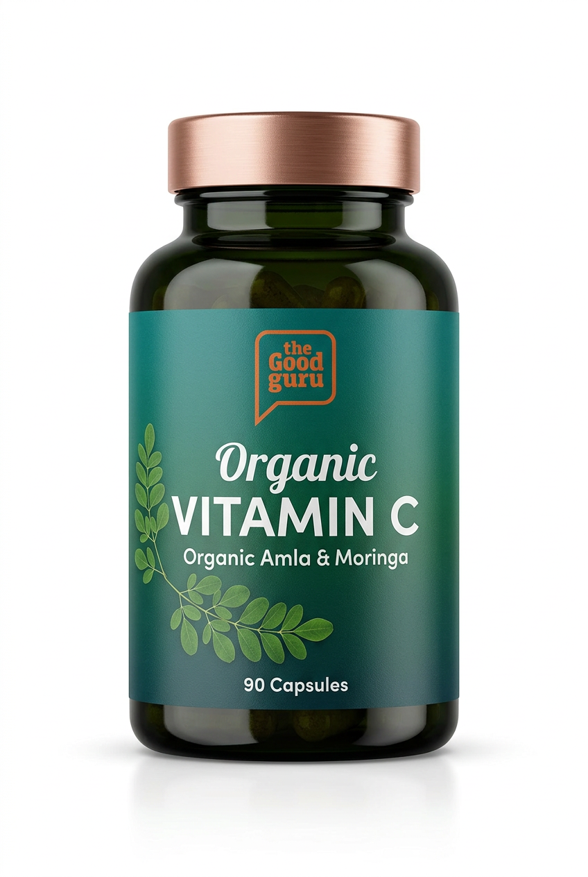 Organic vitamin c , Organic amla and morniga capsules vegan 30