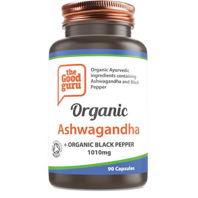 Organic Ashwagandha + Organic Black Pepper for Stress and Anxiety 90