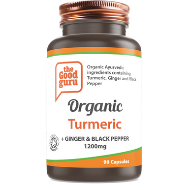 Organic Turmeric + Organic Ginger & Black Pepper 90 capsules vegan