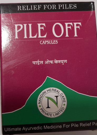 Pile off Capsules relief for piles  constipation 30 capsules