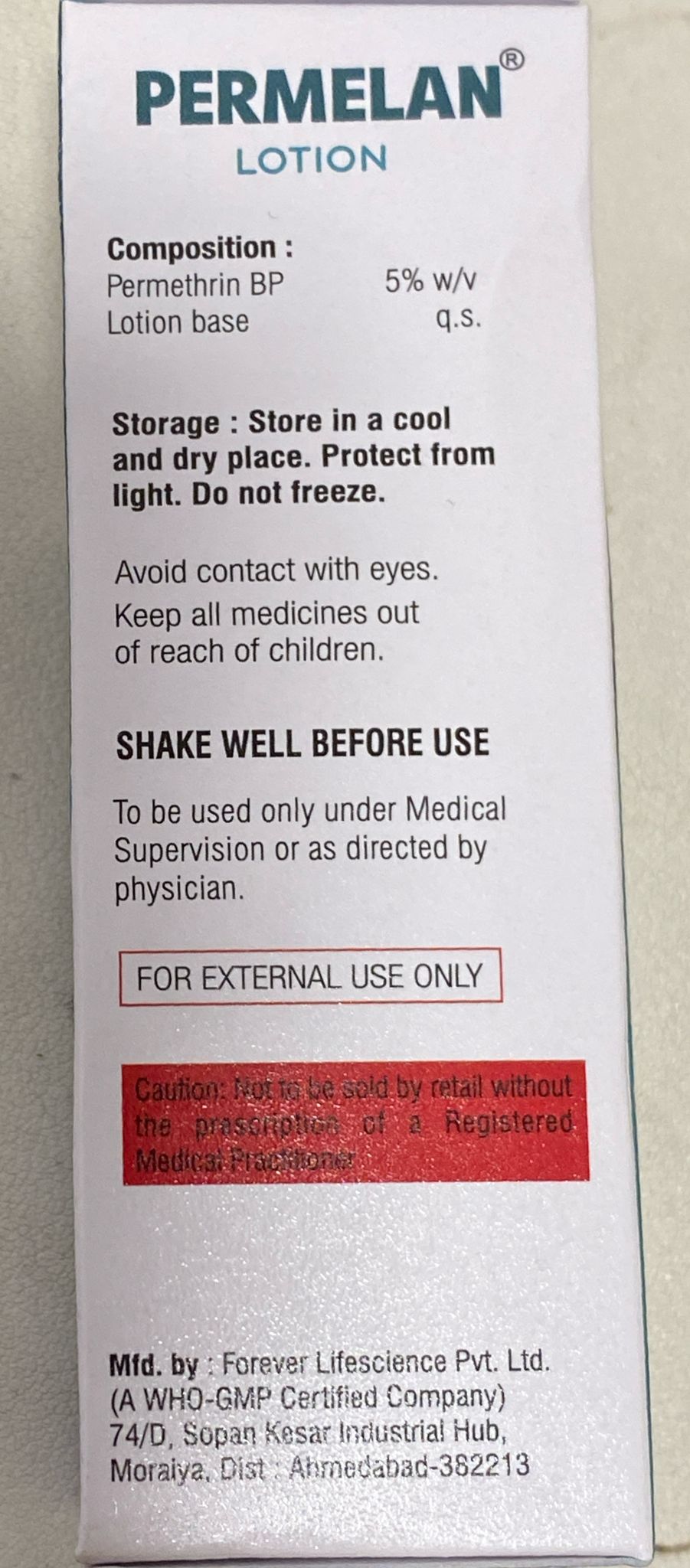 Scabies  Lotion  50ml for scabies
