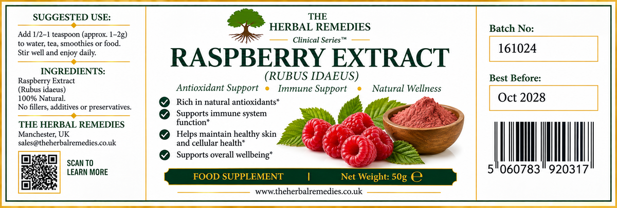 Raspberry Extract (Rubus Idaeus) | 50g | Clinical Series