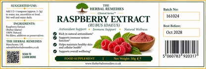 Raspberry Extract (Rubus Idaeus) | 50g | Clinical Series
