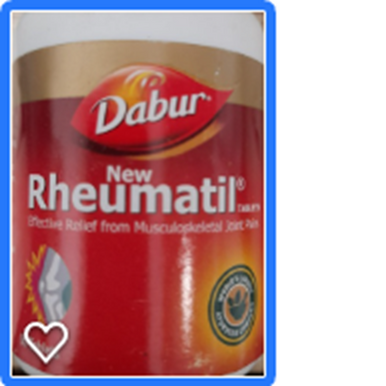 Rheumatil Tablets 90 helpful in musculo skeletal joint knee pains dabur