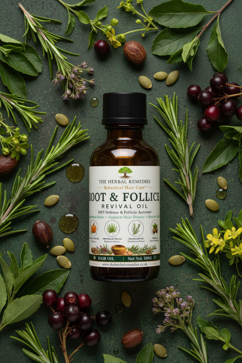 Root & Follicle Revival Oil™  Advanced Botanical Hair Oil for Men’s Root Support, Follicle Strength & Scalp Vitality