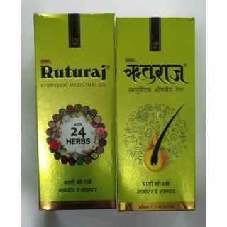 Ruturaj Ayurvedic medicinal oil 100ml with 24 herbs