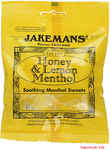 Jakemans Honey & Lemon Soothing Menthol Lozenges  73g