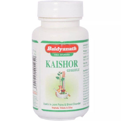 Kaishore Guggulu 80 Tablets for joint pains & Blood Disorders