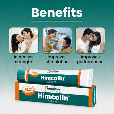 Himcolin Gel Aids in increasing blood circulation,erection and  stamina 30g himalaya