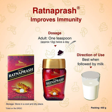 Ratnaprash Strength, stamina & vigour 450g Dabur