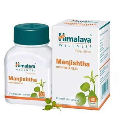 Manjistha act as potent blood purifier, antioxidant, skin tanning 60 tablets himalaya