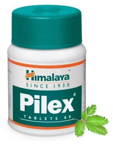 Pilex tablets for bleeding piles and constipation 60