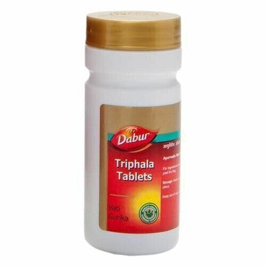 Triphala vati Trifala Bowel Wellness Tablet 60 provides a gentle pro-kinetic effect on the bowels and helps relieve long-standing constipation.