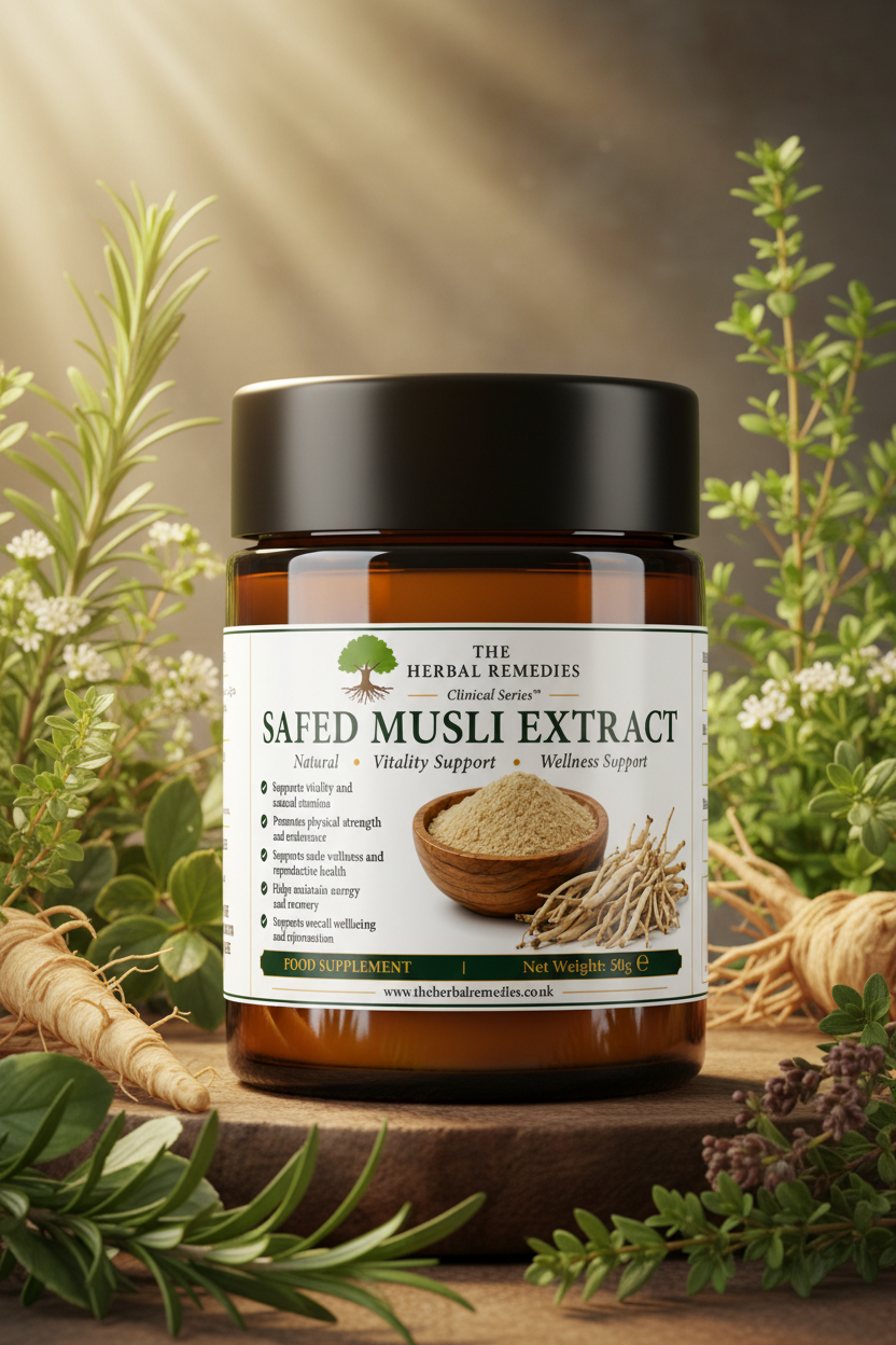 Safed Musli Extract | Vitality, Stamina, Strength & Reproductive Wellness