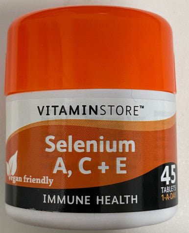 selenium with  vitamin C, E , A immune system 45 tablets