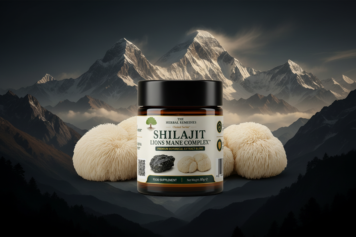 Shilajit & Lion’s Mane Complex™ | Brain, Focus & Energy Support