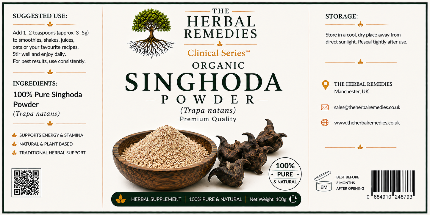 Singhoda Flour | Clinical Series™ — Organic Water Chestnut Flour for Digestion, Energy & Detox