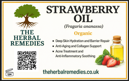 Strawberry Oil (Fragaria ananassa Seed Oil)  Cold-Pressed Botanical Oil for Skin Nourishment & Radiance