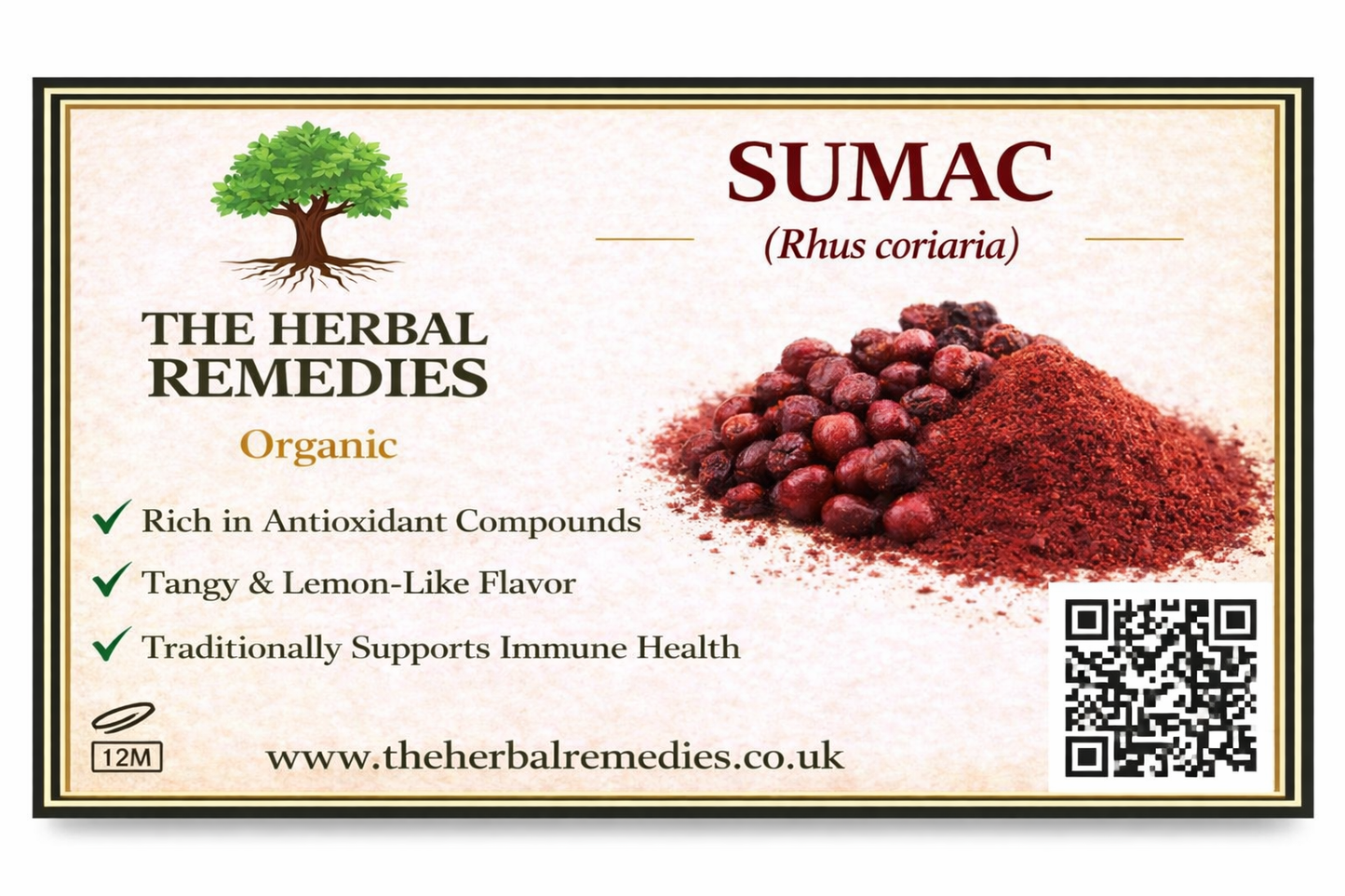 Organic Sumac sumaq 100g