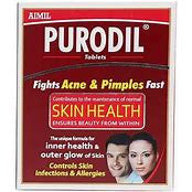 Purodil TABLETS fights acne and pimples fast blood purifier  90
