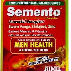 Semento Capsules, supports male health.
