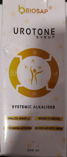 Urotone Syrup Systematic Alkaliser normalizes urinary PH 200ml