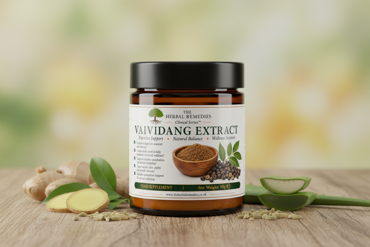 Vaividang (Vidanga) Extract | Digestive, Gut & Ayurvedic Cleansing Support