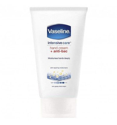 Vaseline Intensice care Hand cream+anti bac moisturises hands deeply 75ml