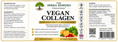 Vegan Collagen Powder | Plant-Based Skin, Hair & Nail Support