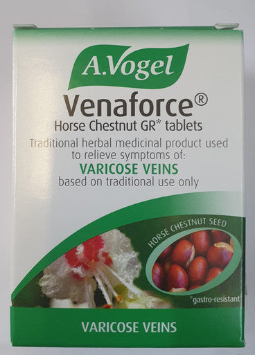 Venaforce Horse Chestnut tablets for varicose veins 30 gastro resistant tablets