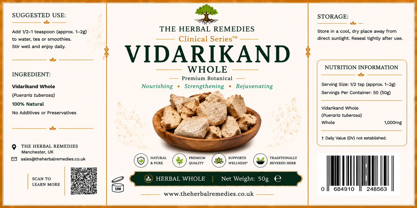 Vidarikand whole  | Pueraria tuberosa | Indian Kudzu | Vitality & Wellbeing