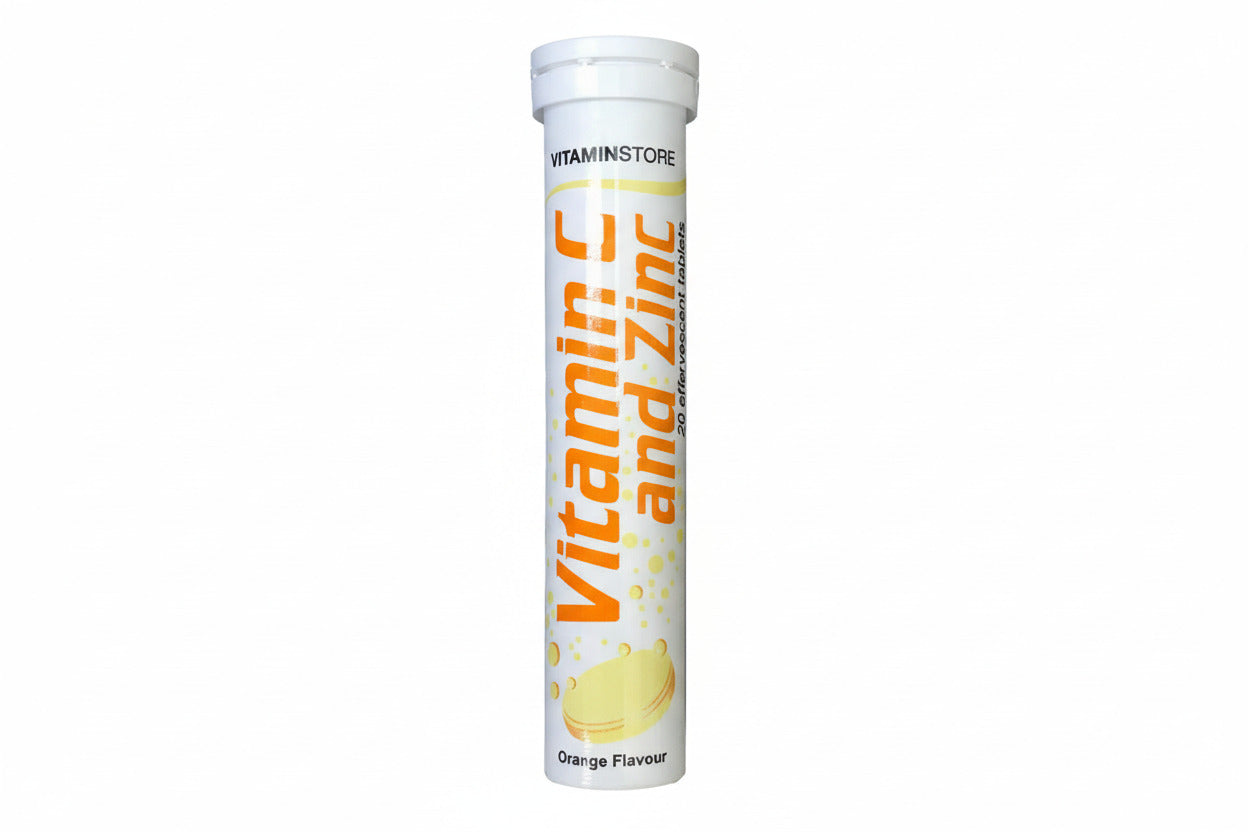 VITAMIN C 1000mg & ZINC 15mg dispersible immunity orange 20 tablets