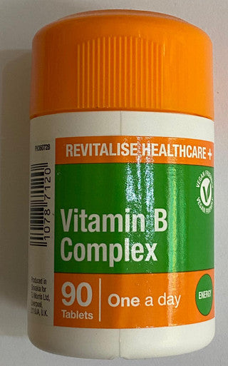 vitamin b complex  90 tablets vegan friendly energy