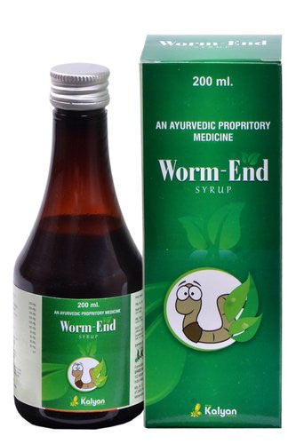 Worm End herbal syrup  to kill worm in intestine  and skin 200ml